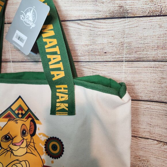 NWT New Disney Store The Lion King Tote Bag Simba Hakuna Matata - Picture 3 of 16